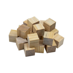 Südor Ahşap Küp Blok 2 cm 20li Naturel BS125