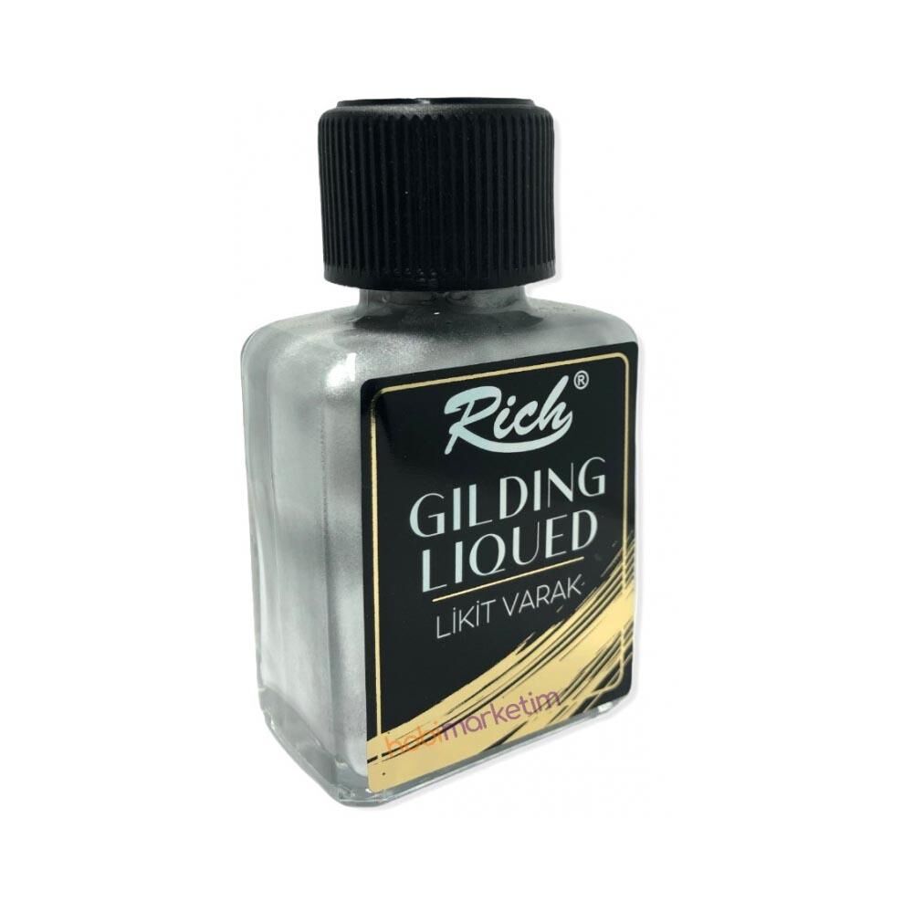 Rich Gildig Liqued Likit Varak 75ml Gümüş 70023