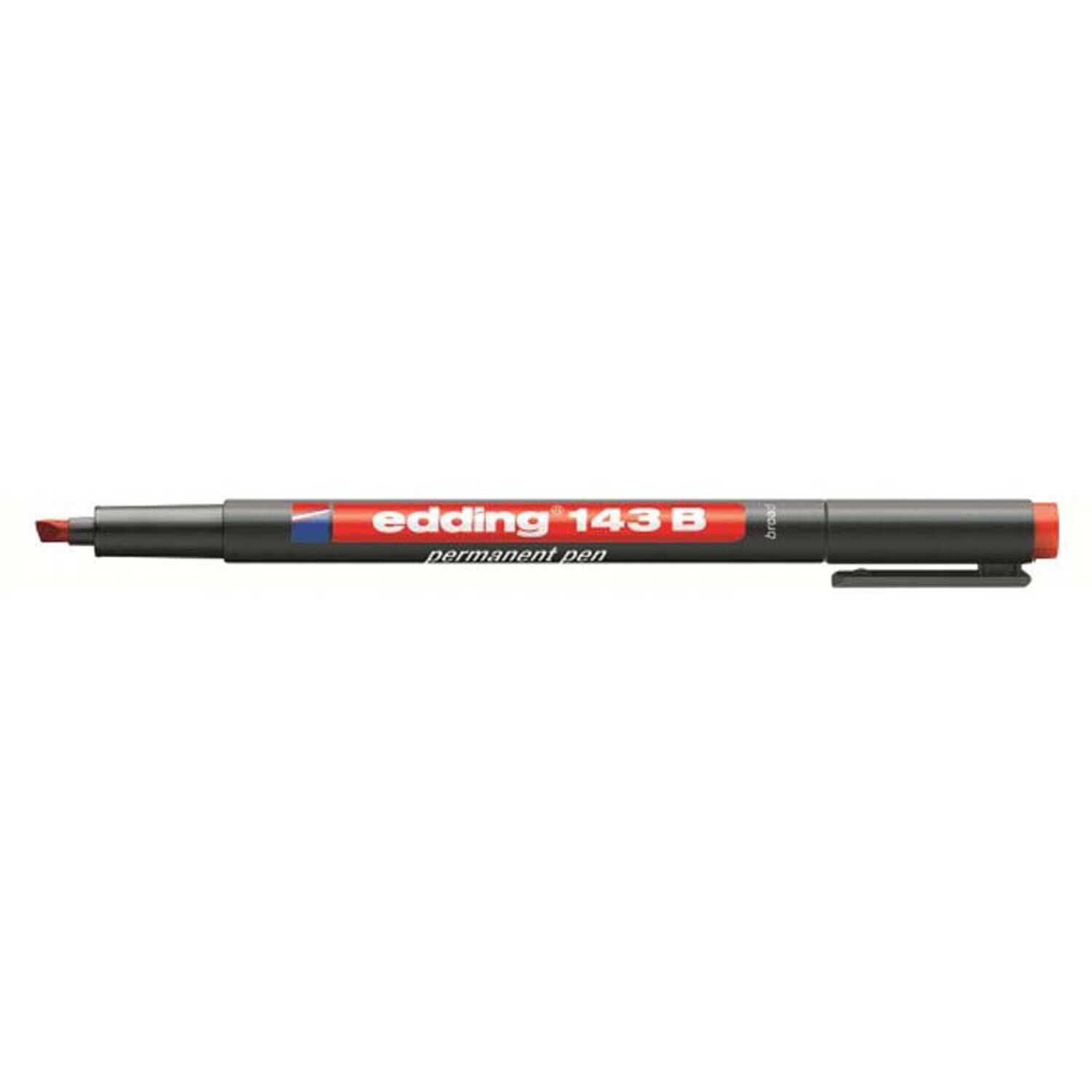 Edding Asetat Kalemi Kırmızı E-143B