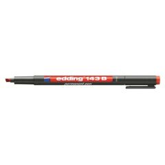 Edding Asetat Kalemi Kırmızı E-143B