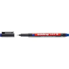 Edding Asetat Kalemi Silgili Mavi E-147S3