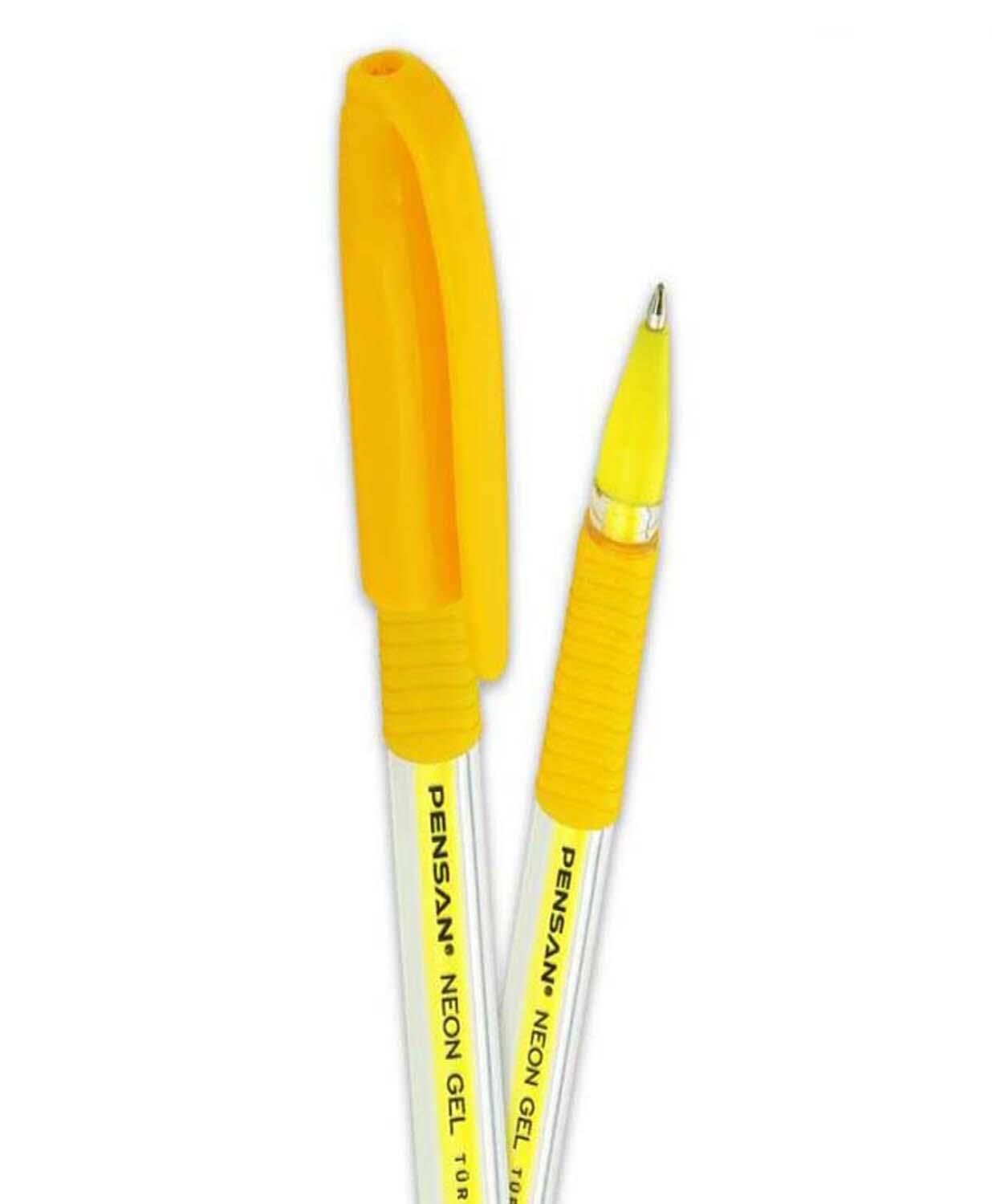 Neon Jel Sarı 1Mm Kalem Pensan