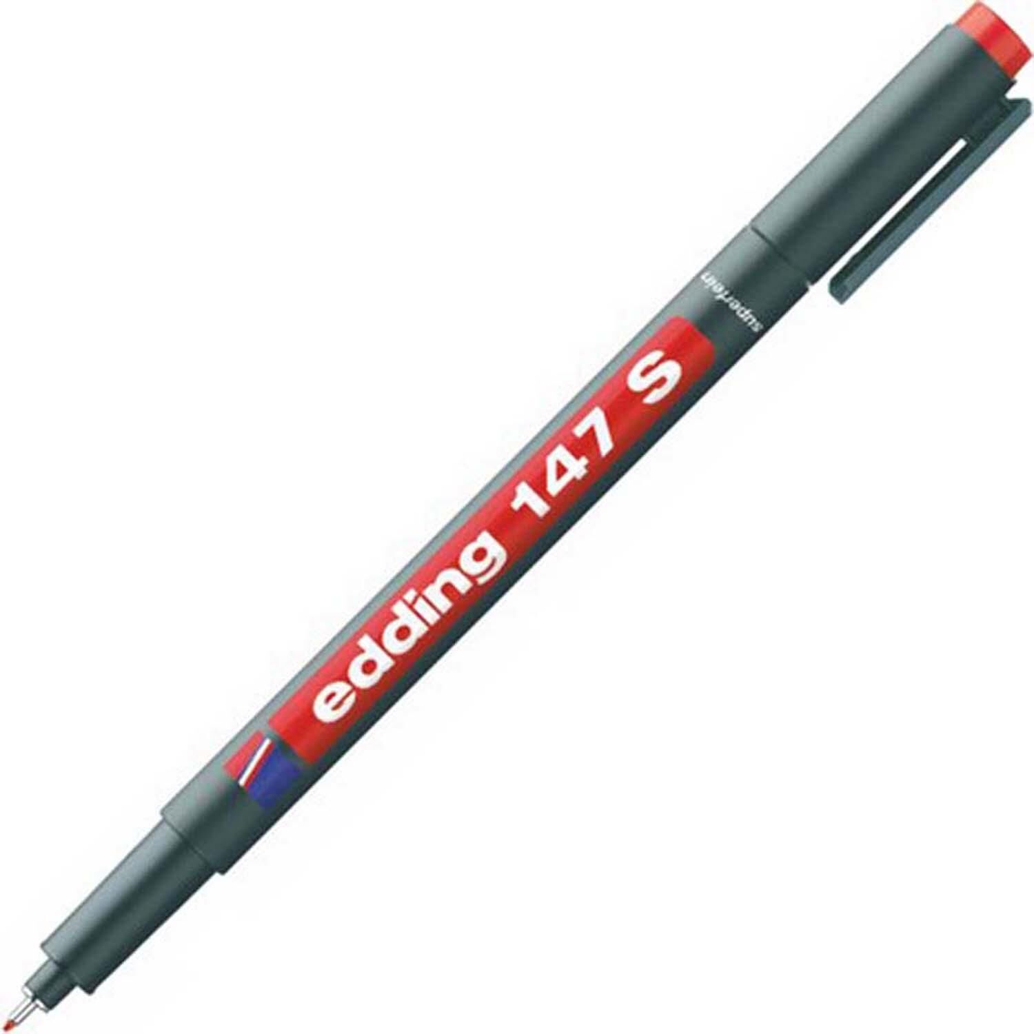 Edding Asetat Kalemı Kırmızı E-147S