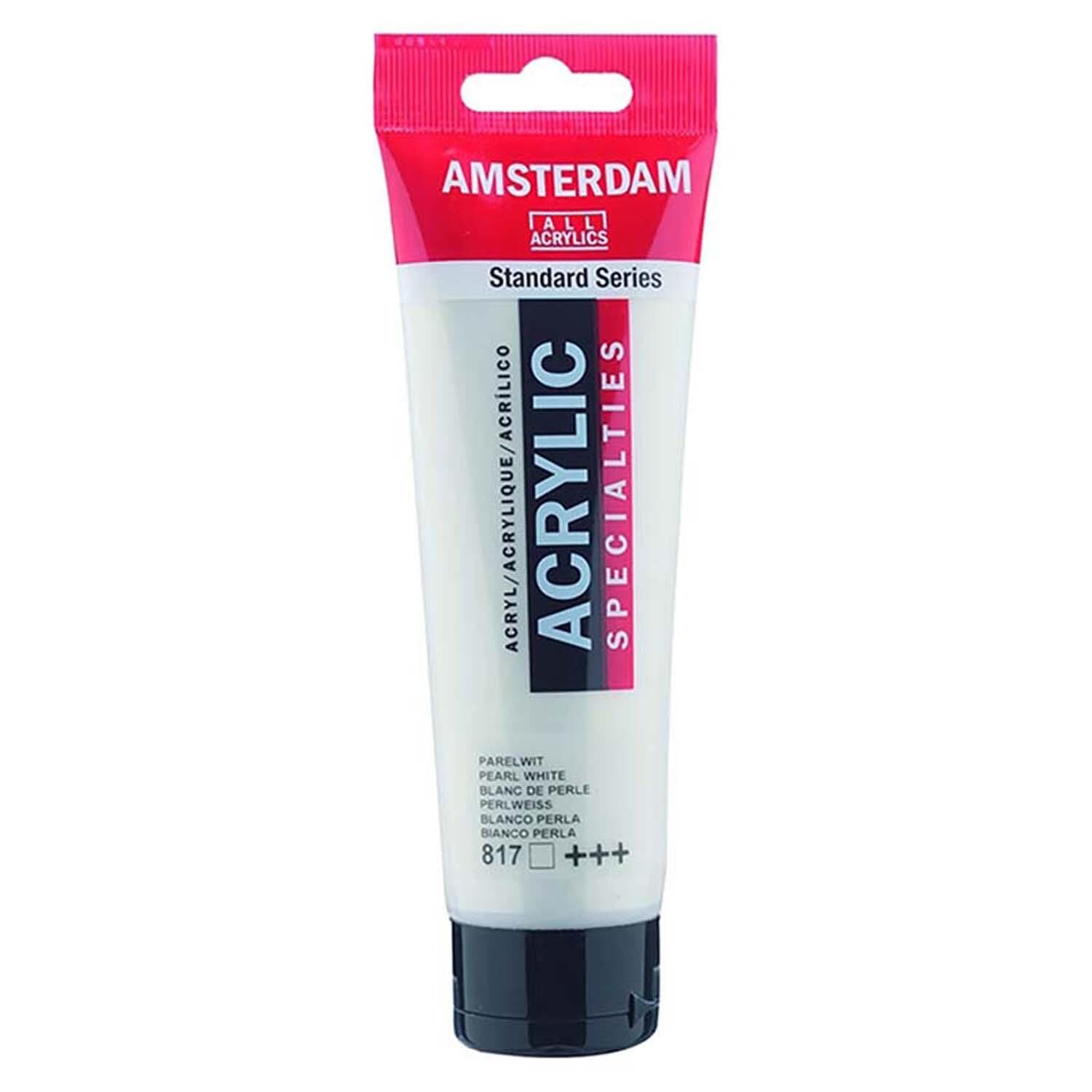 Amsterdam Akrilik 120Ml. Pearl White