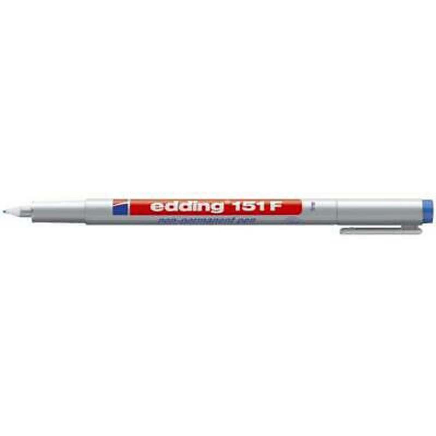 Edding Asetat Kalemi Mavi E-151F