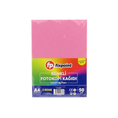 Fixpoint A4 Renkli Kağıt 50li 6676