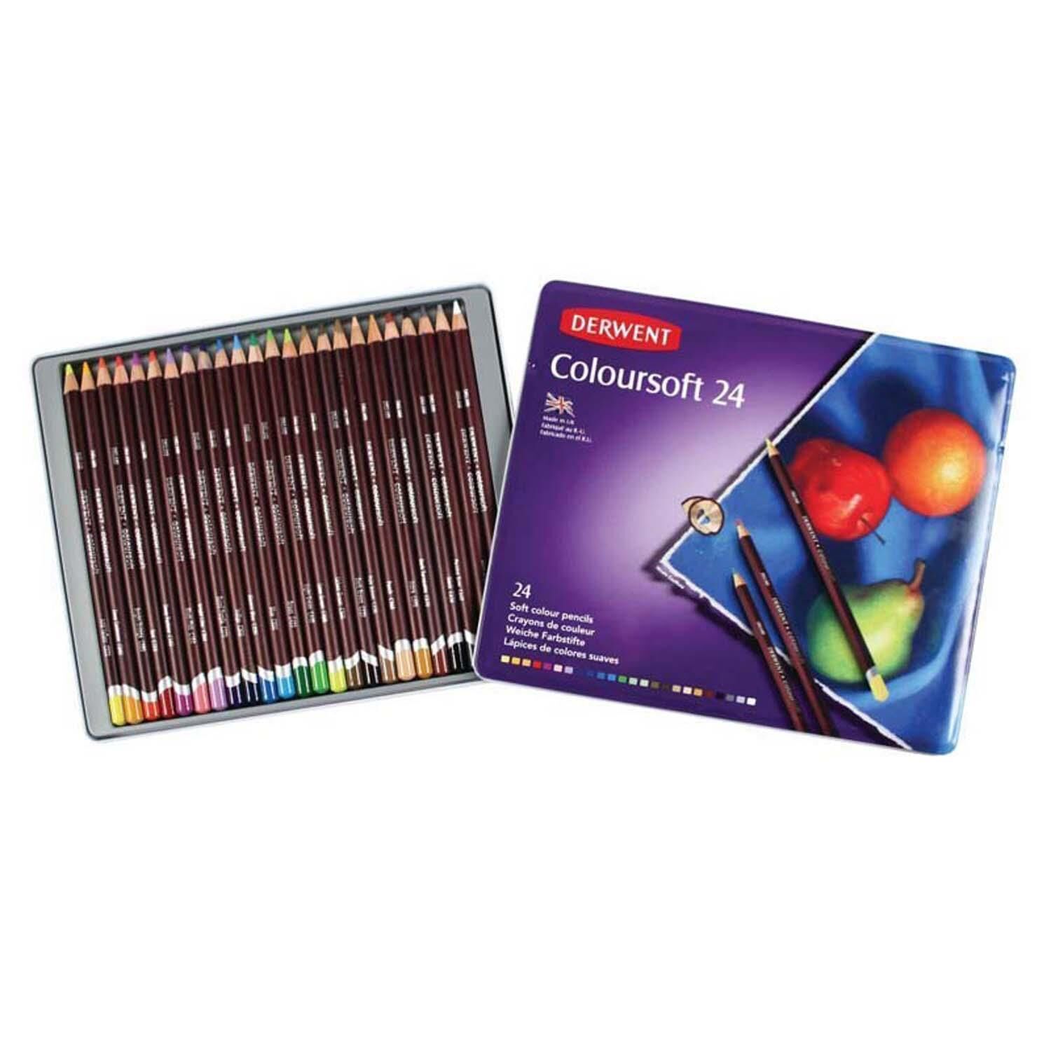 Derwent 24Lü Coloursoft K.Boya701027