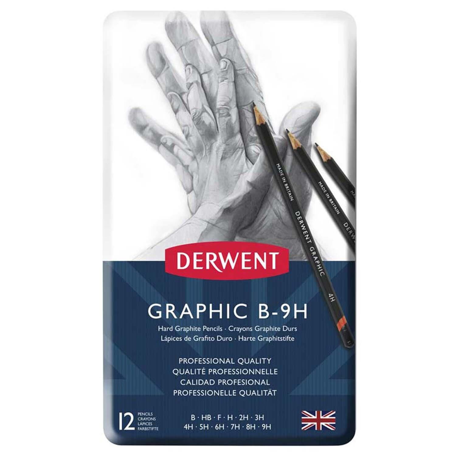 Derwent 12'Li Graphıc Hard Dereceli Tk.34213