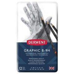 Derwent 12'Li Graphıc Hard Dereceli Tk.34213