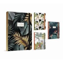 Gıpta Flora Notes İplik Dikişli Sert Kapak Defter A5 120yp Çizgisiz