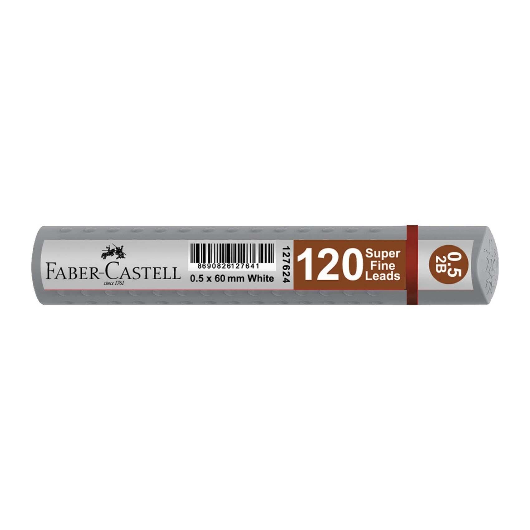 Faber Castell Grip 0.5 2b 60mm Min 120li Gümüş