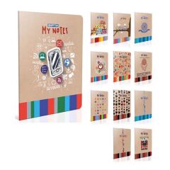 My Notes A4 80Yp. Karelı Pp.Kp. Ofset Defter Gıpta
