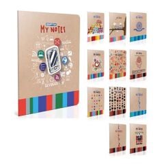My Notes A4 80Yp. Karelı Pp.Kp. Ofset Defter Gıpta