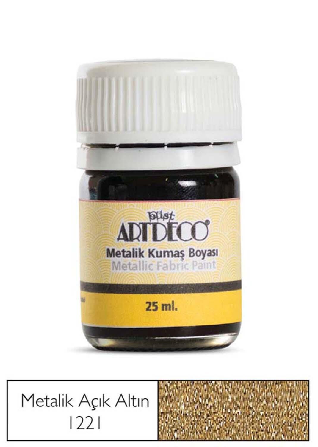 Kumaş Boya Artdeco 25Ml No:1221 Açık Altın