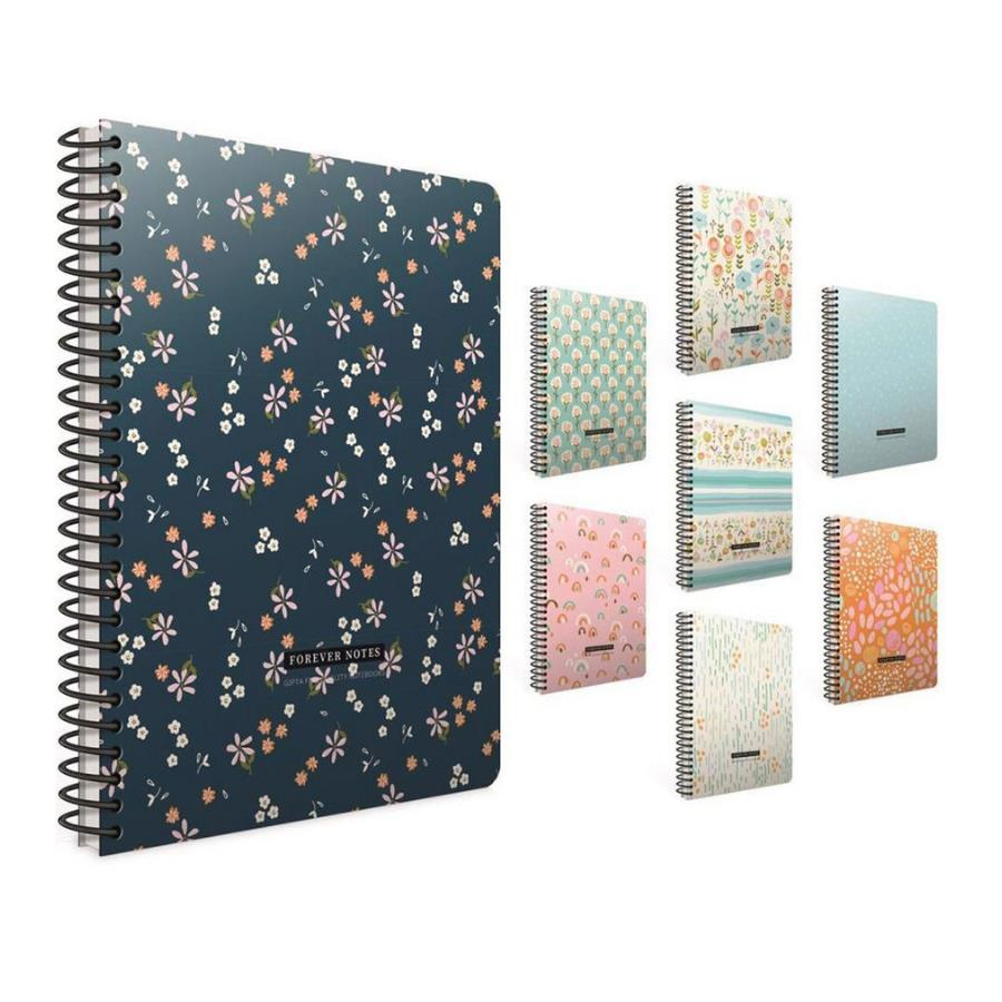 Gıpta Forever Spiralli Karton Kapak A4 80 Yaprak Kareli Defter 4363