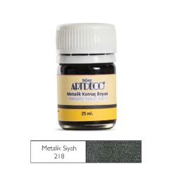 Kumaş Boya Artdeco 25Ml No:218 Metalik Siyah