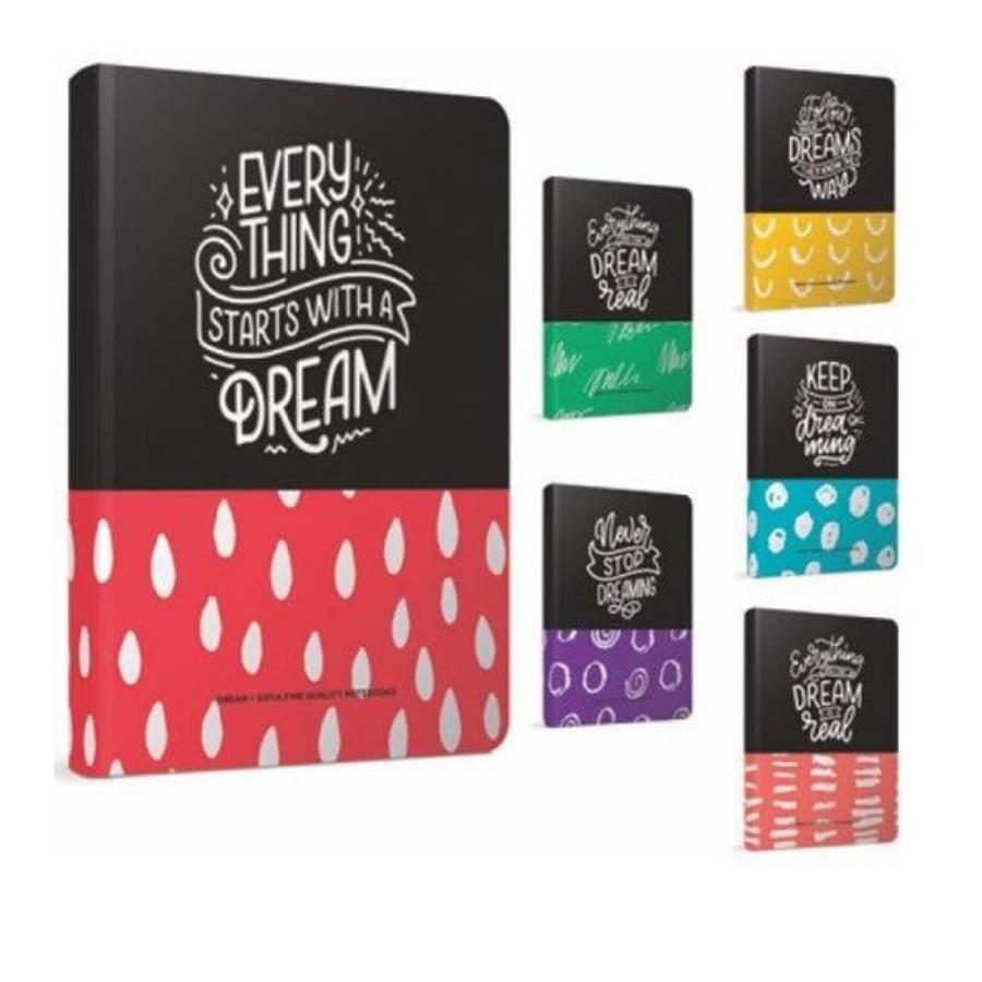 Gıpta Dream Dikişli Sert Kapak Defter A5 120yp Çizgili Defter