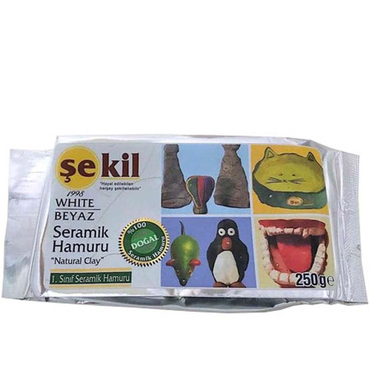Şekil Seramik Hamuru 250G Beyaz