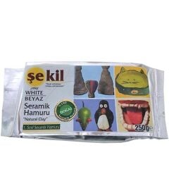 Şekil Seramik Hamuru 250G Beyaz