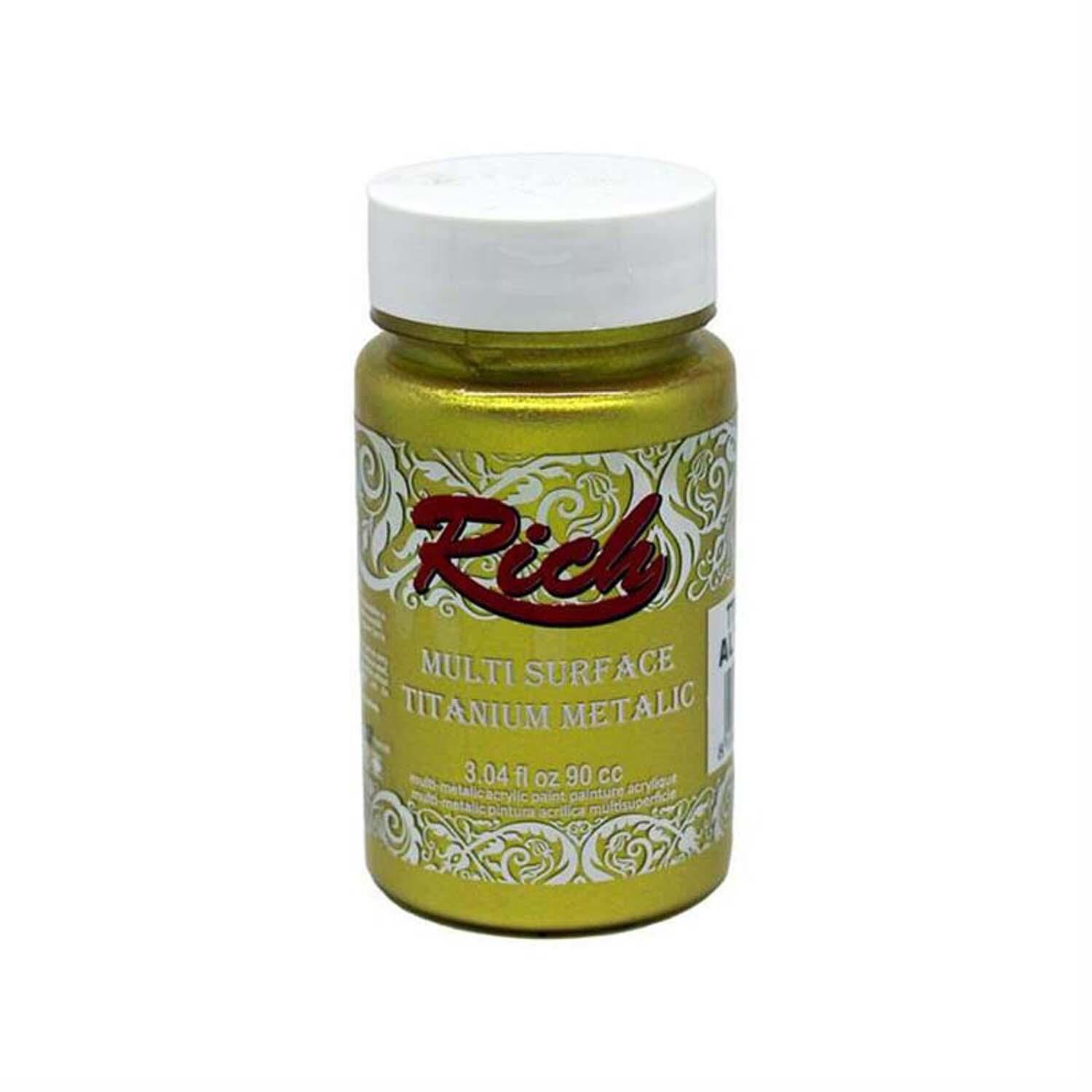 Multı Tıtanıum Metalık Altın 90Cc Akrılık Rıch