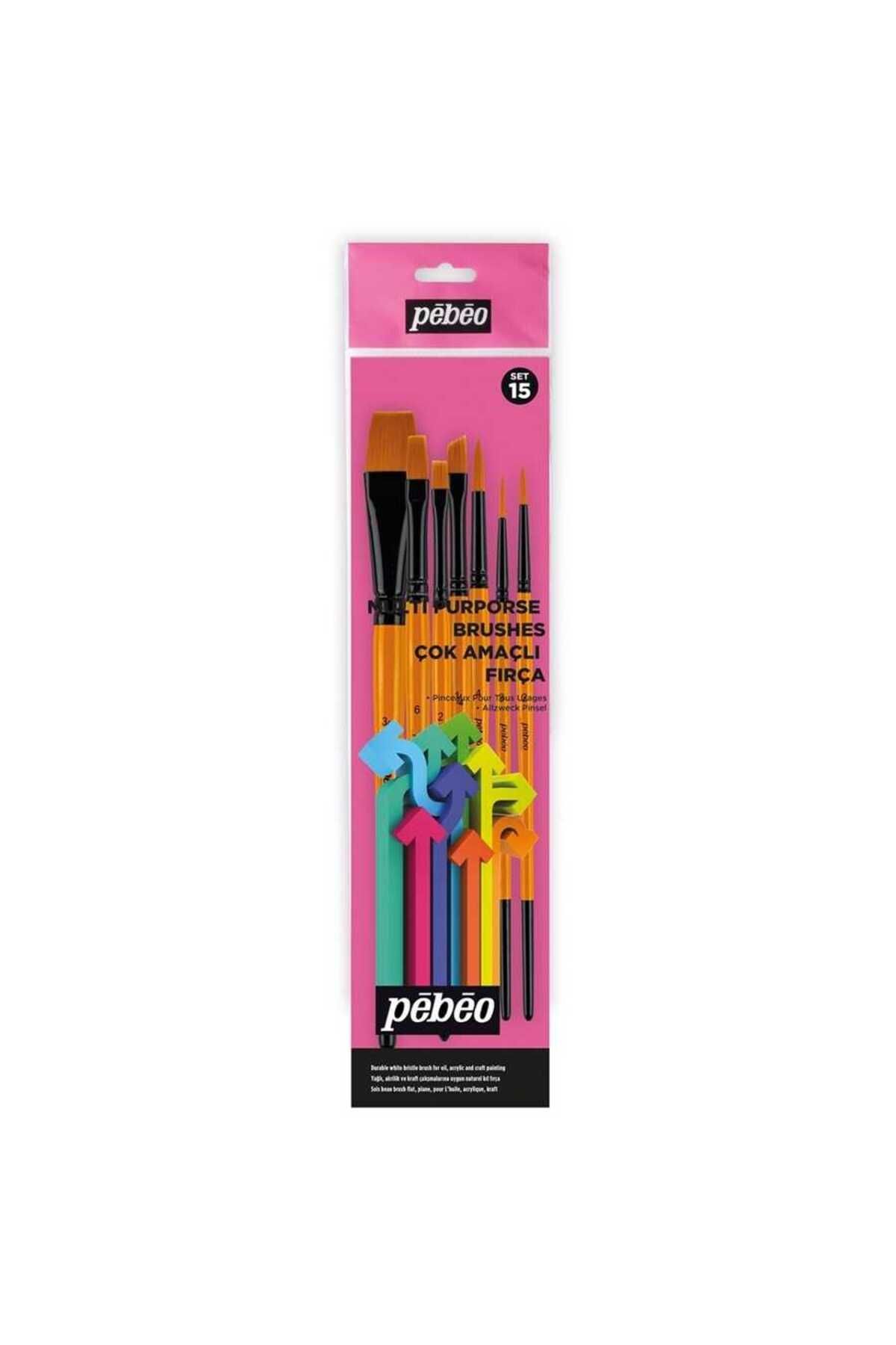 Pebeo 7'Li Fırça Seti