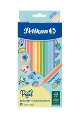 Pelikan Kuru Boya Kalemi Pastel Renkler 12li 701143