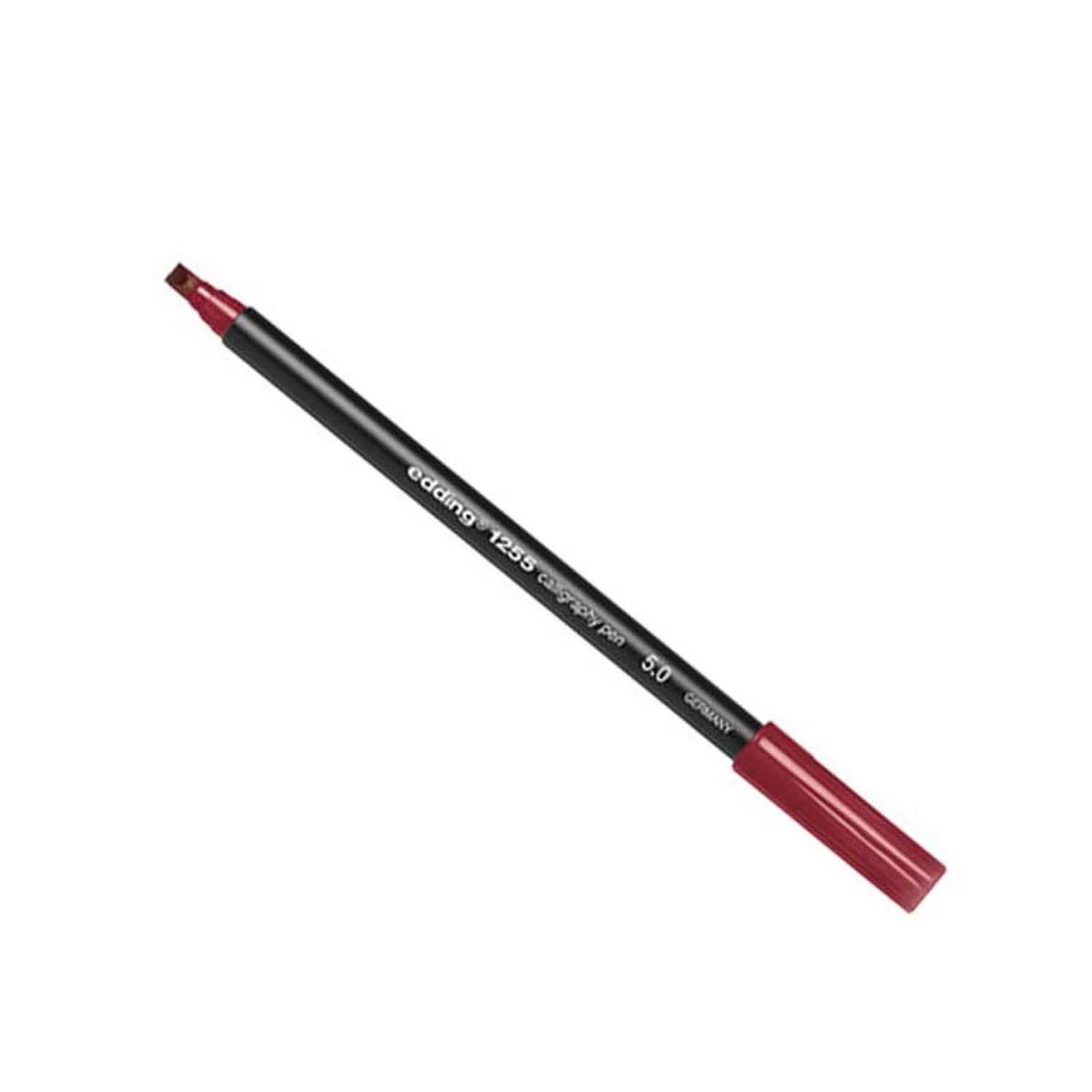 Edding 1255 Kaligrafi Kalemi 5Mm Kırmızı