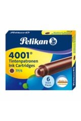 Pelikan 4001 Dolma Kalem Kartuşu Kahve