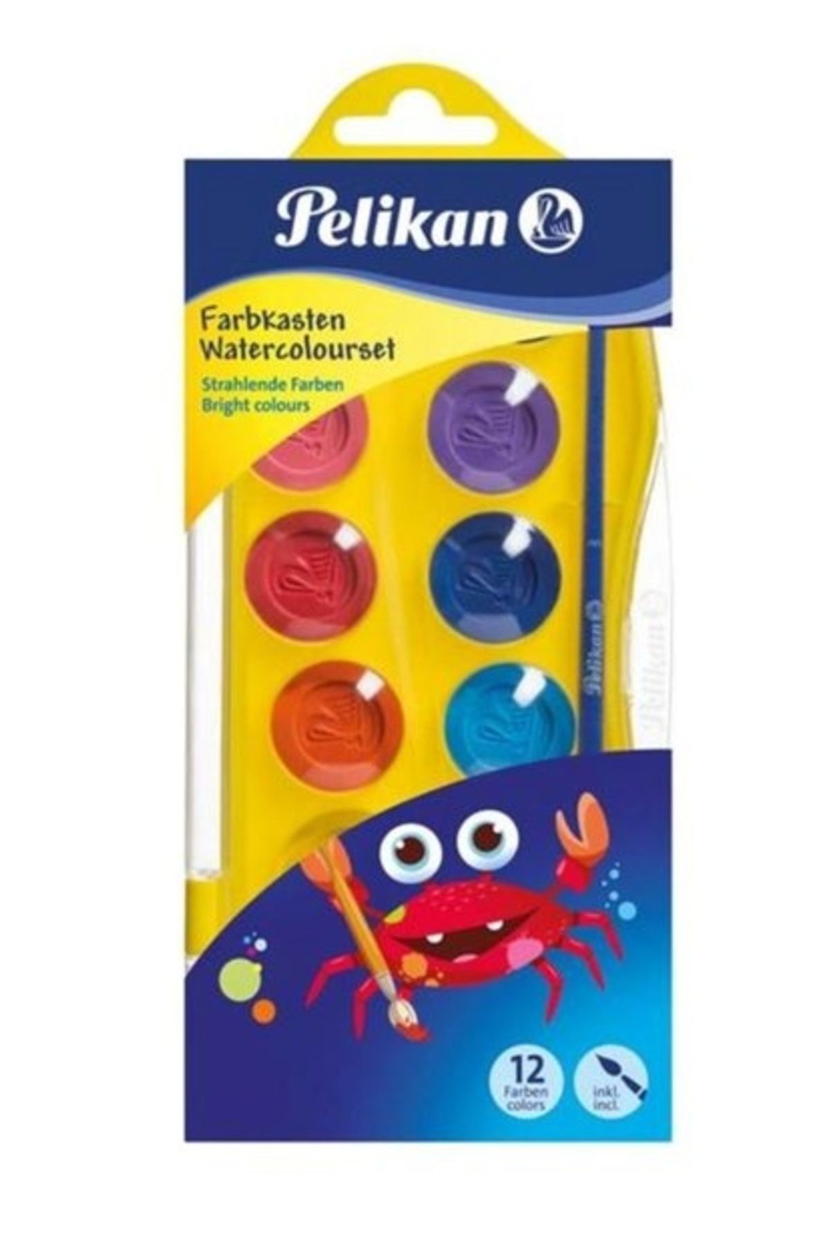 Pelikan Suluboya 12 Renk Küçük Boy 701242