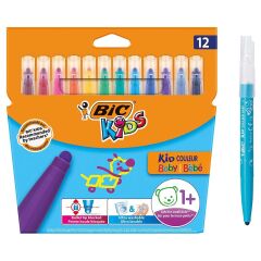 Bic Kid Couleur Baby Keçeli Boya Kalemi 12'li 902080