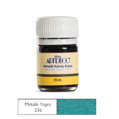 Kumaş Boya Artdeco 25Ml No:236 Metalik Yeşim