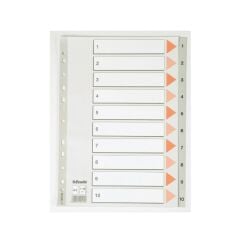 A4 1-10 Rakamlı Seperator Esselte