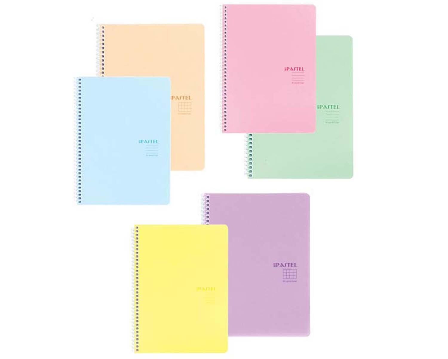 Keskin A4 80yp Çiz.PP Kp.Spr.Pastel Note Defteri