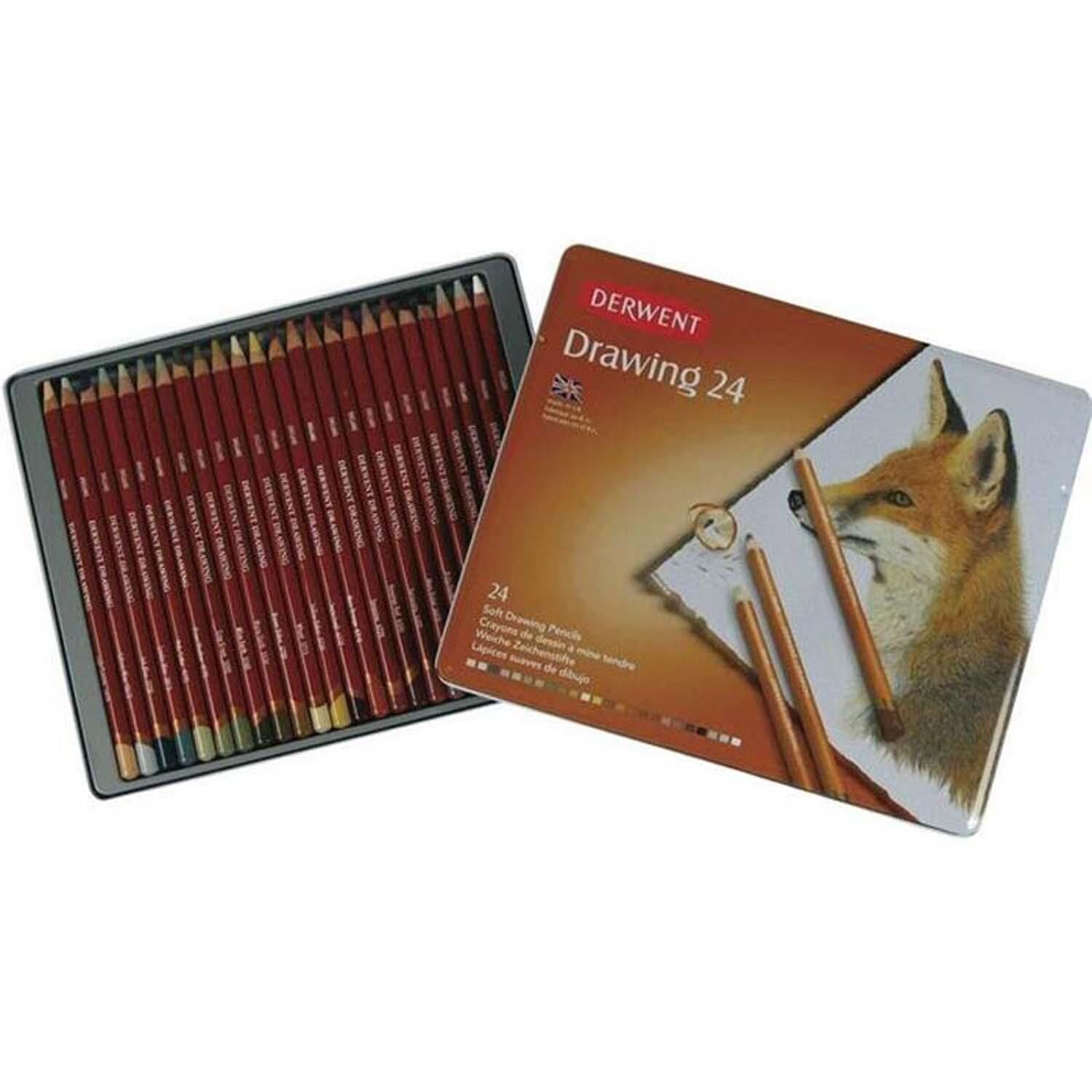 Derwent 24 Lü Drawıng Teneke