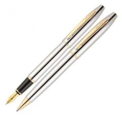 Scrikss 35 Dolma Tükenmez Kalem Seti Gold Krom