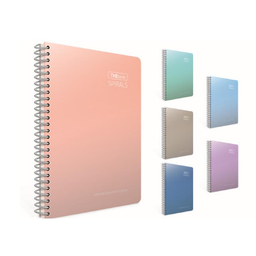 Gıpta TheBook Spirals 17X24 140yp Kareli Sp Sert Kapak Defter 5519