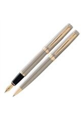 Scrikss 38 Dolma Tükenmez Kalem Seti Saten Altın