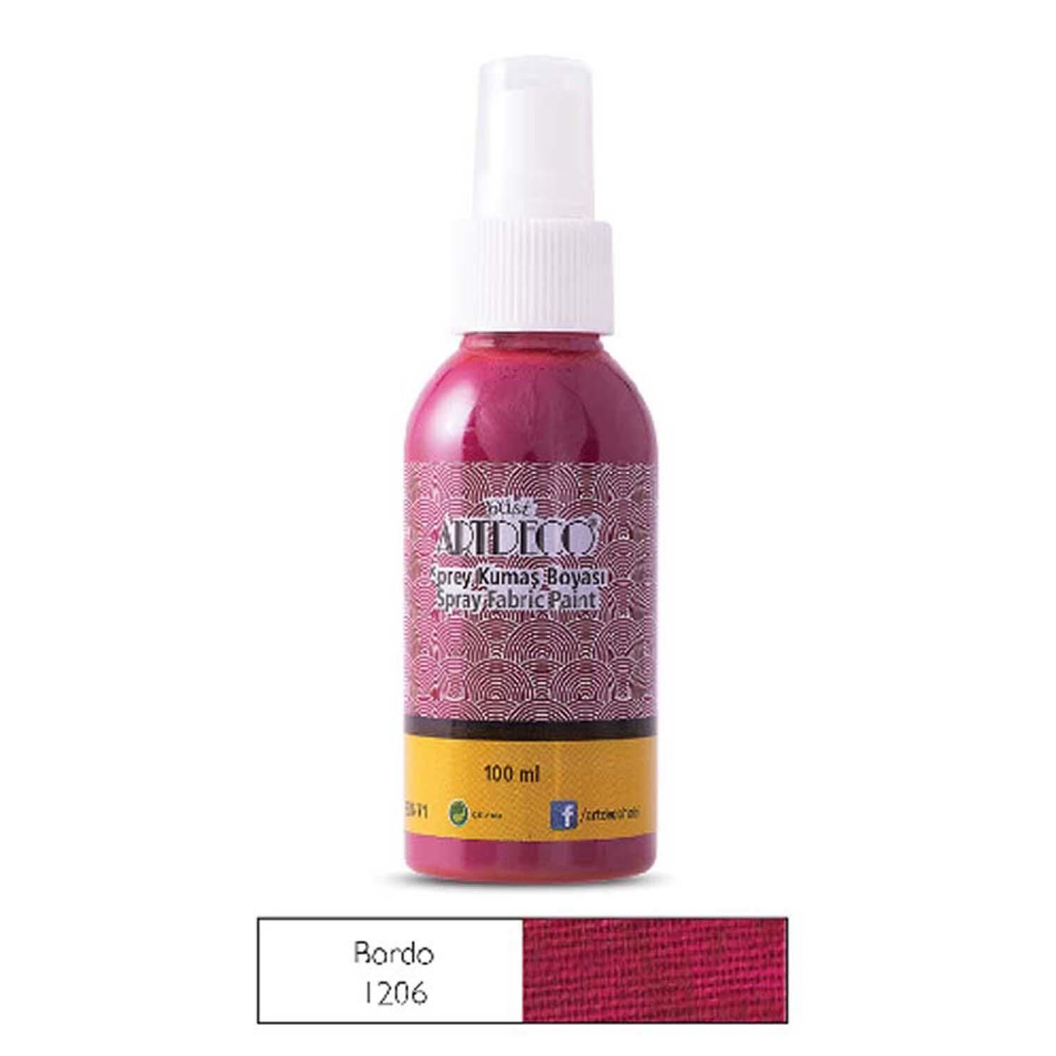 Artdeco Sprey Kumaş Boyası 100 Ml Bordo