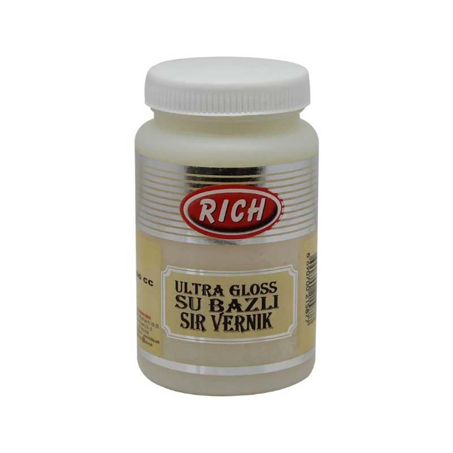 Ultra Parlak 250Cc Sır Vernık Su Bazlı Rıch