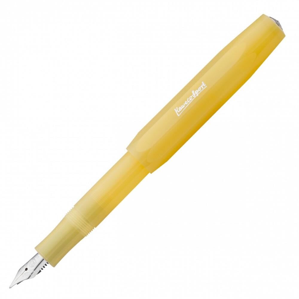 Kaweco Frosted Sport Dolma Kalem Açık Sarı F Uç