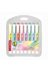 Stabilo Fosforlu Kalem Swing Cool Kalem Tipi Pastel 8li
