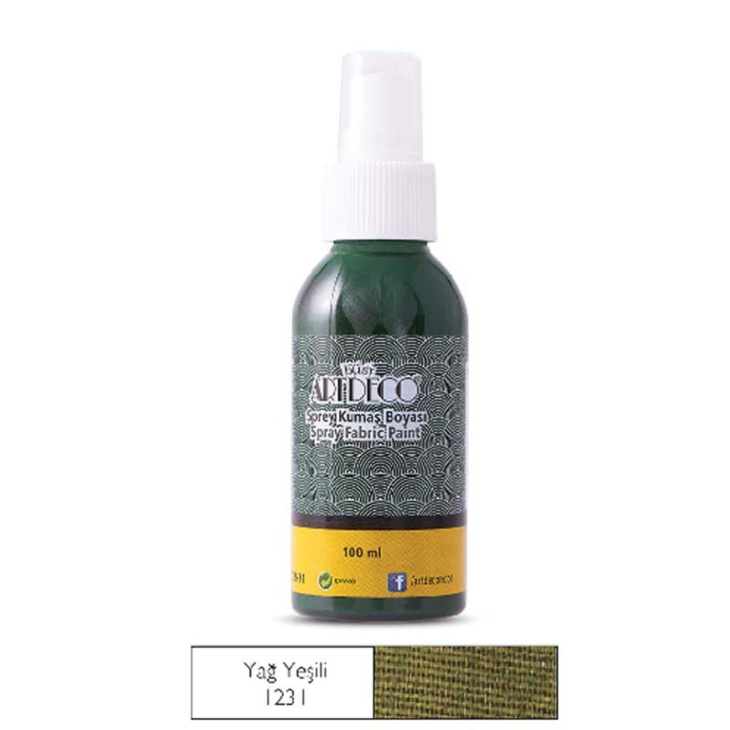 Artdeco Sprey Kumaş Boyası 100 Ml Yağ Yeşili