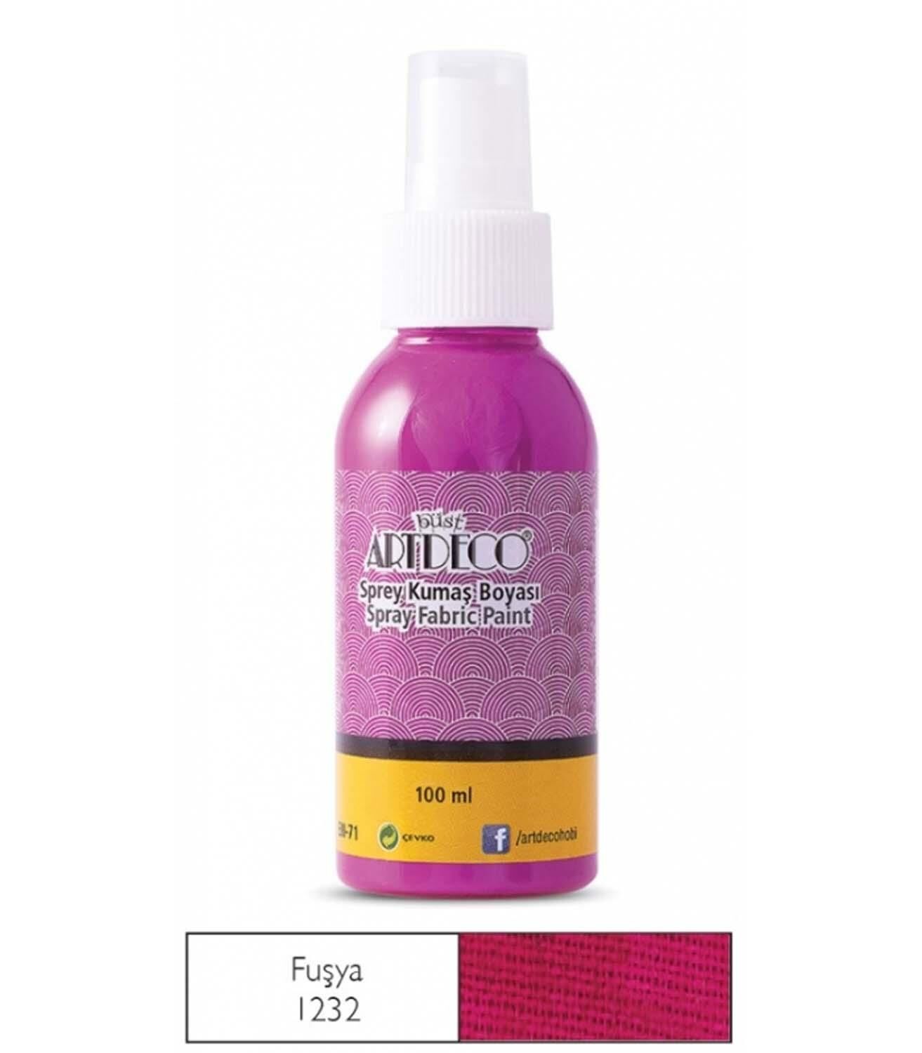 Artdeco Sprey Kumaş Boyası 100 Ml Fuşya