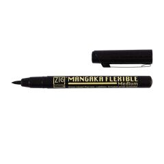 Zig Mangaka Flexible Çzim Kalemi Fine Siyah