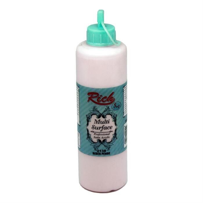 Multı Surface Bebek Pembe 500cc Akrılık Rıch