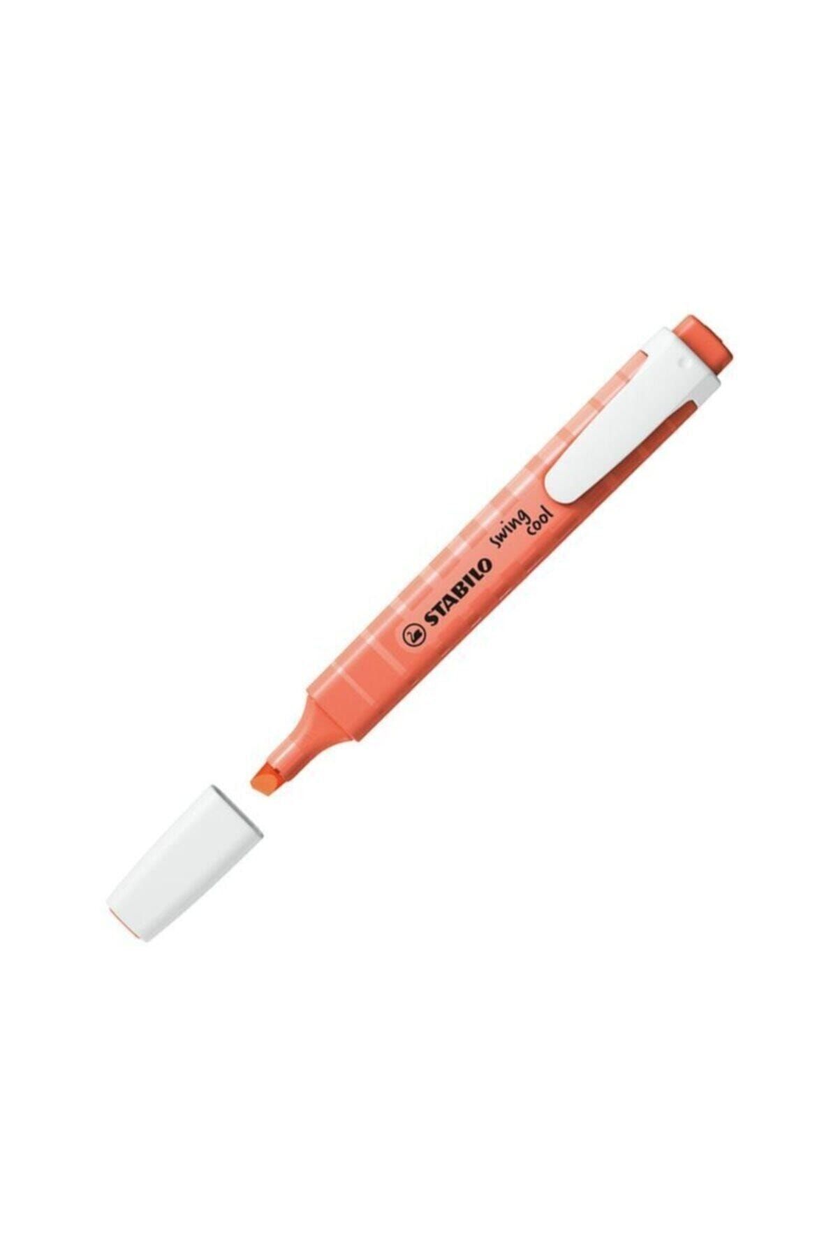 Stabilo Swing Cool Fosforlu Kalem Pastel Kırmızı
