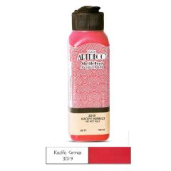 Akrilik  Boya 3019 140 Ml Kadıfe Kırmızı  Artdeco