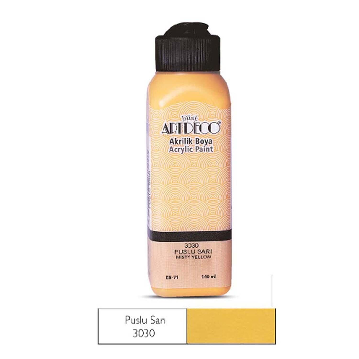 Akrılık Boya 3030 140 Ml Puslu Sarı Artdeco
