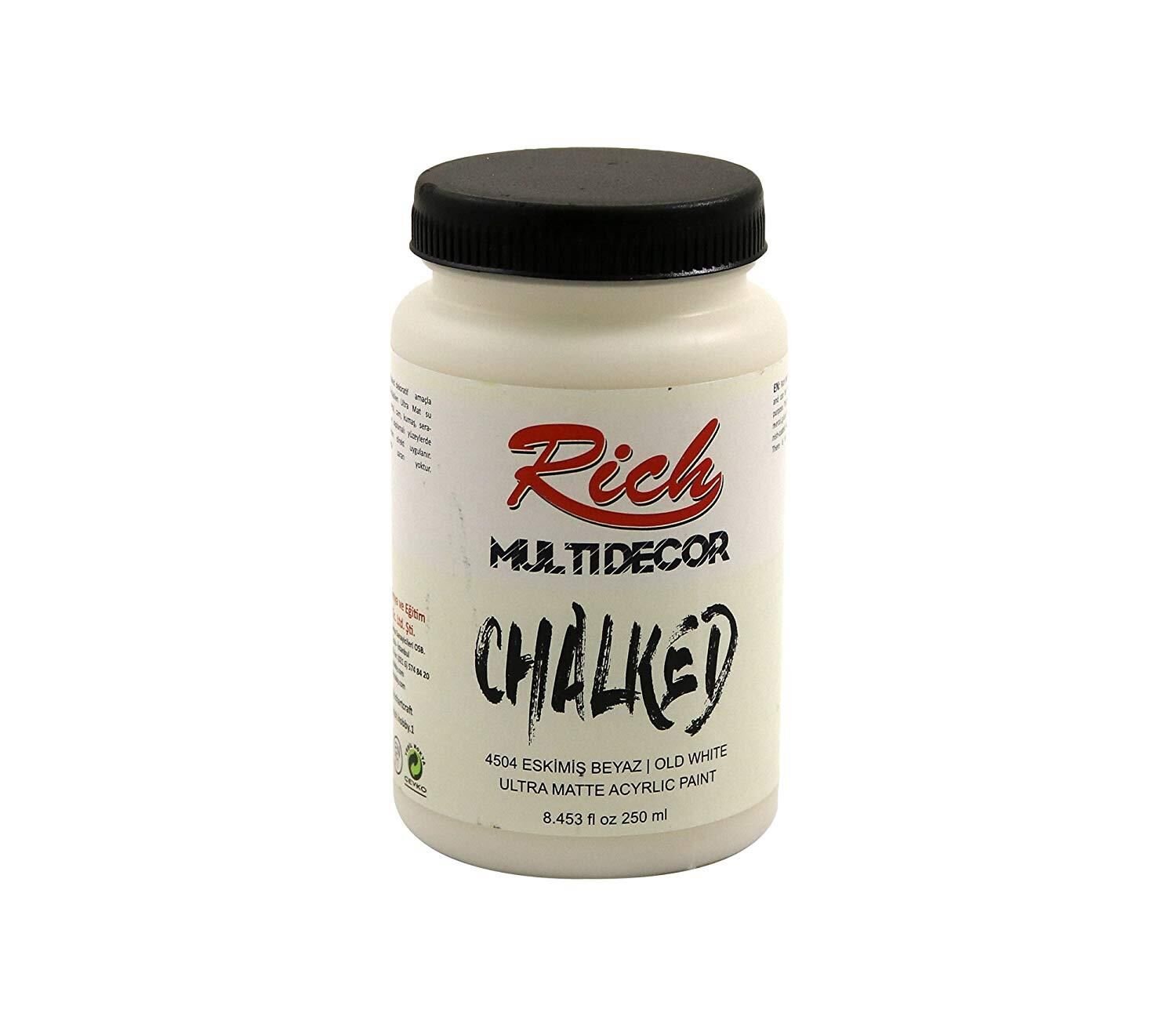 Multı Decor Chalked 250 Cc Eskımıs Beyaz 4504 Rıch