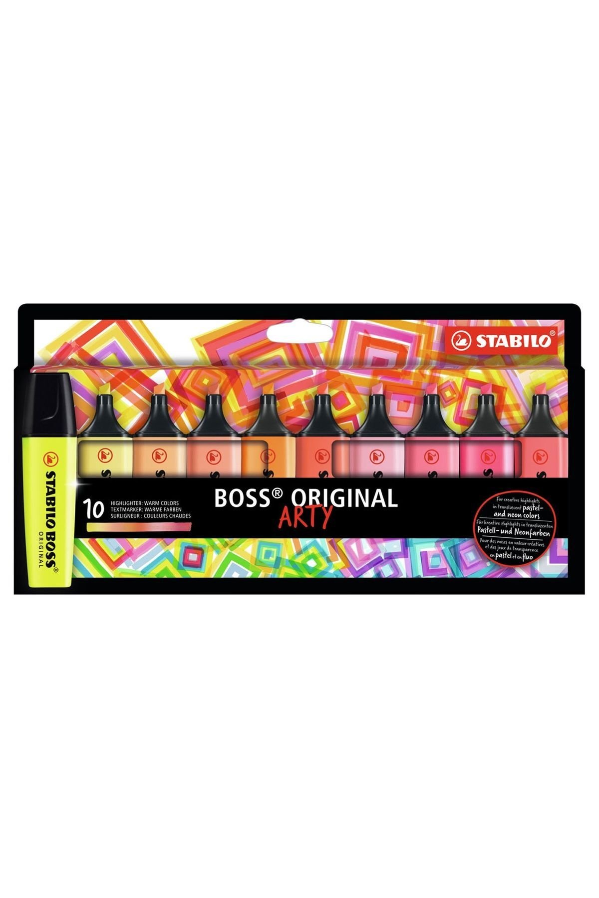 Stabilo Boss Set 10lu Sıcak Renkler 70/10-1-20
